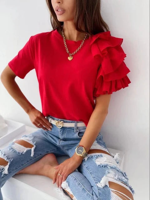 Dames-Zomer-Ruches-Korte-Mouw-Losse-T-Shirt-Chique-Elegante-Effen-Ronde-Tops-Casual-All-Match.jpg_640x640_ea0416fb-1f13-4a06-9486-0ef0c3e02bb2.webp