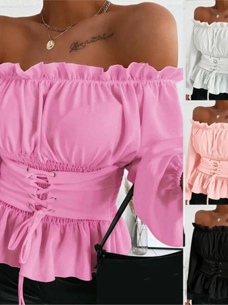 Elegant-Women-s-Blouse-Off-Shoulder-Lace-up-Ruffles-Slim-Pink-Blouses-And-Tops-2023-Spring_9c190617-9bb4-471a-af17-be837cde12bb.webp