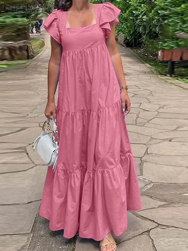 ZANZEA-Summer-Fashion-Ruffles-Hem-Dress-Woman-Holiday-Beach-Sundress-Short-Sleeve-Square-Collar-Solid-Dresses_f2a0adab-698d-44e8-b4c4-da64c1bbd832.webp